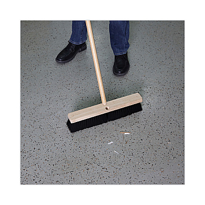 Boardwalk Floor Brush Head, 3" Black Medium Weight Polypropylene Bristles, 18" Brush (BWK20618)
