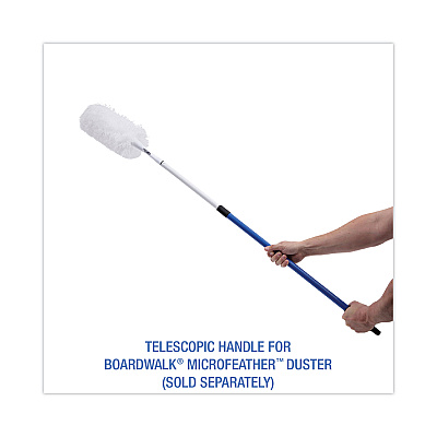 Boardwalk Telescopic Handle for MicroFeather Duster, 36" to 60" Handle, Blue (BWK638)