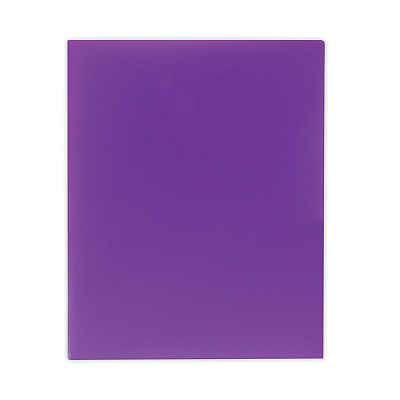 C-Line Two-Pocket Heavyweight Poly Portfolio Folder, 11 x 8.5, Purple, 25/Box (CLI33959BX)