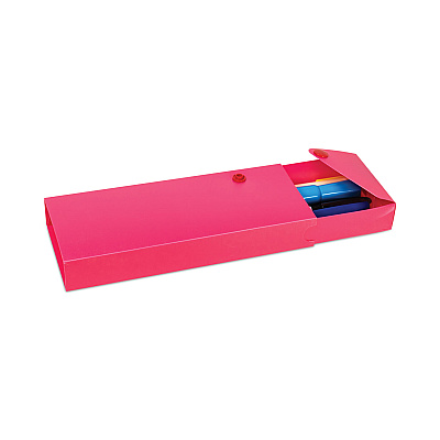C-Line Slider Pencil Case, 11.43 x 9.5 x 0.6, Sandy Gray, Seafoam Green, Seaside Blue, Sunset Red, Sunny Yellow, 24/Carton (CLI05600DS)