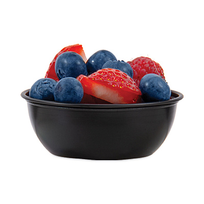 Solo Polystyrene Portion Cups, 3.5 oz, Black, 250/Bag, 10 Bags/Carton (SCCDSS3)