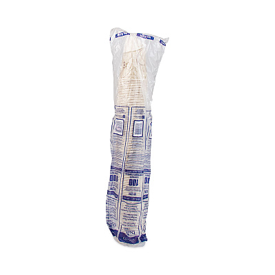 Solo Symphony Treated-Paper Cold Cups, ProPlanet Seal, 12 oz, White/Beige/Red, 100/Bag, 20 Bags/Carton (SCCR12NSYM)