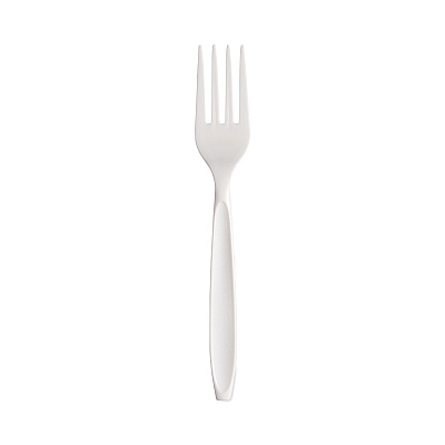 Solo Reliance Mediumweight Cutlery, Fork, White, 100/Box, 1,000/Carton (SCCRSWFX)