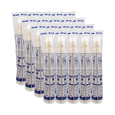 Solo Symphony Design Wax-Coated Paper Cold Cups, ProPlanet Seal,  9 oz, Beige/White, 100/Sleeve, 20 Sleeves/Carton (SCCR9NSYM)