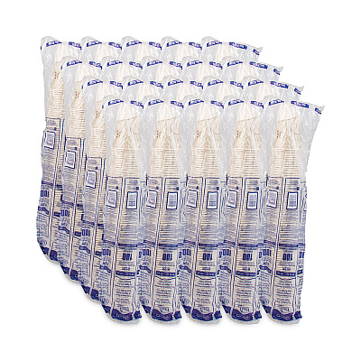 Solo Symphony Treated-Paper Cold Cups, ProPlanet Seal, 12 oz, White/Beige/Red, 100/Bag, 20 Bags/Carton (SCCR12NSYM)