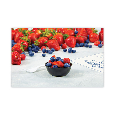 Solo Polystyrene Portion Cups, 3.5 oz, Black, 250/Bag, 10 Bags/Carton (SCCDSS3)