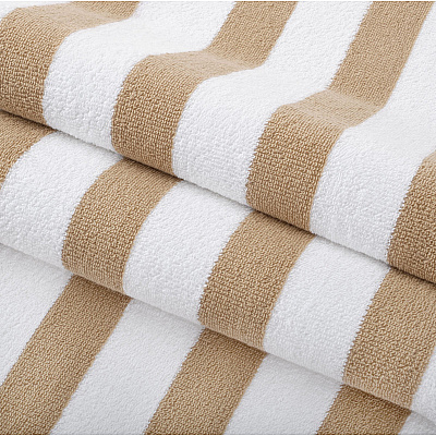 Cali-cabana Beach Towels 30x60 Beige, Pack Of 4 (P-CALICABANA-BGE)