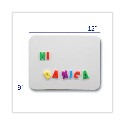 Flipside Magnetic Dry Erase Board Set, 12 x 9, White Surface, 12/Pack (FLP31004)