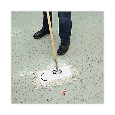 Boardwalk Mop Head, Dust, Cotton, 12 x 5, White (BWK1312)