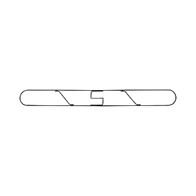 Boardwalk Clip-On Dust Mop Frame, 48w x 5d, Zinc Plated (BWK1448)