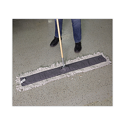 Boardwalk Clip-On Dust Mop Frame, 60w x 5d, Zinc Plated (BWK1460)