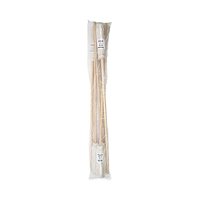 Boardwalk Handle/Deck Mops, #12 White Cotton Head, 48" Natural Wood Handle, 6/Pack (BWK112C)