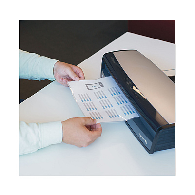 Fellowes SuperQuick Thermal Laminating Pouches, 3 mil, 9" x 11.5", Gloss Clear, 100/Pack (FEL5245801)