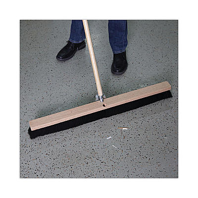 Boardwalk Floor Brush Head, 3" Black Polypropylene Bristles, 36" Brush (BWK20636)