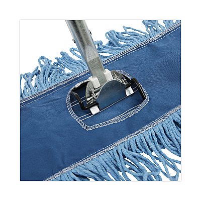 Boardwalk Clip-On Dust Mop Frame, 24w x 5d, Zinc Plated (BWK1424)