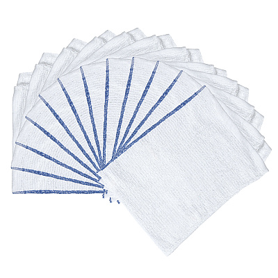 Qwick Wick Bar Mop Towel 30oz Blue Stripe, Pack Of 12 (P-N030-W65-5DZ)