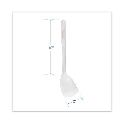 Boardwalk Cone Bowl Mop, 10" Handle, 2" Mop Head, White, 25/Carton (BWK00170)