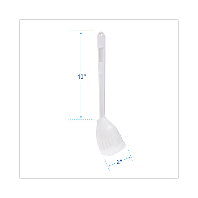 Boardwalk Cone Bowl Mop, 10" Handle, 2" Mop Head, White (BWK00170EA)