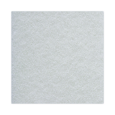 Boardwalk Light Duty Scour Pad, White, 6 x 9, White, 20/Carton (BWK198)