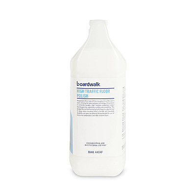 Boardwalk High Traffic Floor Polish, 1 gal Bottle, 4/Carton (BWK4404F)