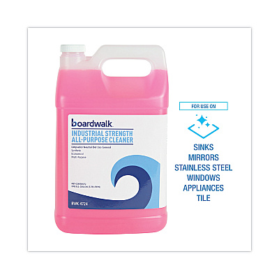 Boardwalk Industrial Strength All-Purpose Cleaner, Unscented, 1 gal Bottle, 4/Carton (BWK4724)