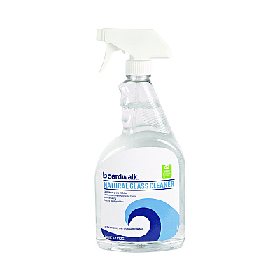 Boardwalk Natural Glass Cleaner, 32 oz Trigger Spray Bottle, 12/Carton (BWK47112G)
