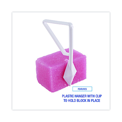 Boardwalk Toilet Bowl Para Deodorizer Block, Cherry Scent, 4 oz, Pink, 12/Box (BWKB04BX)