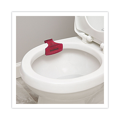 Boardwalk Bowl Clip, Spiced Apple Scent, Red, 12/Box (BWKCLIPSAP)