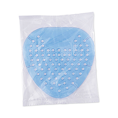 Boardwalk Gem Urinal Screens, Cotton Blossom Scent, Blue, 12/Box (BWKGEMCBL)