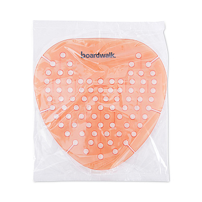 Boardwalk Gem Urinal Screens, Mango Scent, Orange, 12/Box (BWKGEMMAN)