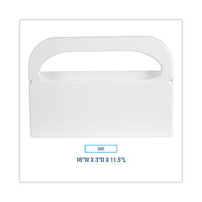 Boardwalk Toilet Seat Cover Dispenser, 16 x 3 x 11.5, White, 2/Box (BWKKD100)