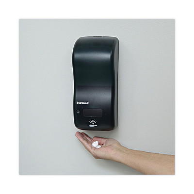 Boardwalk Bulk Fill Foam Soap Dispenser with Key Lock, 900 mL, 5.25 x 4 x 12, Black Pearl (BWKSHF900SBBW)
