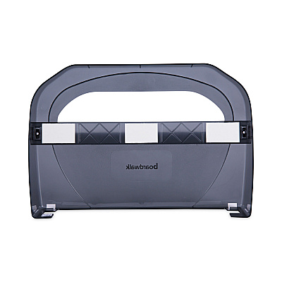 Boardwalk Toilet Seat Cover Dispenser, 17.25 x 3.13 x 11.75, Smoke Black (BWKTS510SBBWEA)