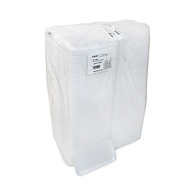 Pactiv Evergreen Supermarket Tray, #10S, 10.75 x 5.7 x 0.65, White, Foam, 500/Carton (PCT0TF110S00000)