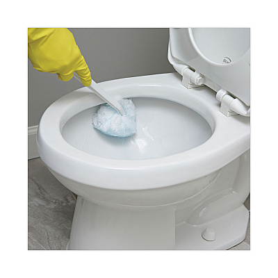 Boardwalk Toilet Bowl Mop, 12" Handle, White (BWK00160EA)