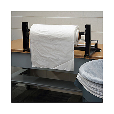 Boardwalk Industrial Drum Liners Rolls, 60 gal, 1.8 mil, 38" x 63", Clear, 75/Carton (BWKD38633CL)