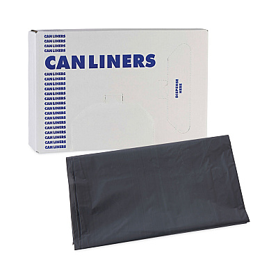 Boardwalk Linear Low Density Industrial Can Liners, 33 gal, 1.3 mil, 33" x 39", Gray, Flat Pack, 100/Carton (BWKG3339G)