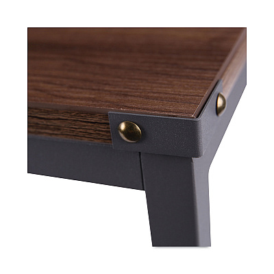 Alera Industrial Series Table Desk, 47.25" x 23.63" x 29.5", Modern Walnut (ALELTD4824WA)