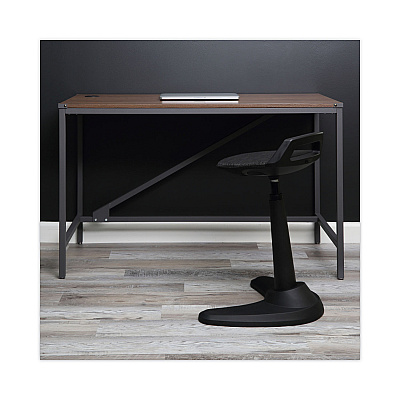 Alera Industrial Series Table Desk, 47.25" x 23.63" x 29.5", Modern Walnut (ALELTD4824WA)