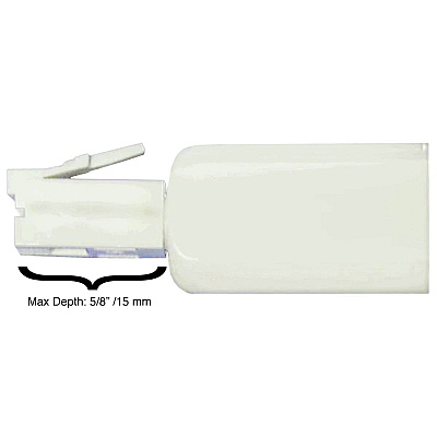 Softalk Rotating 360 Telephone Cord Detangler, White (SOF21000)