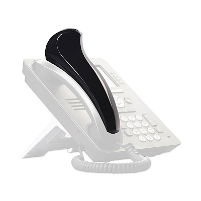 Softalk Standard Telephone Shoulder Rest, 2.63 x 7.5 x 2.25, Black (SOF101M)