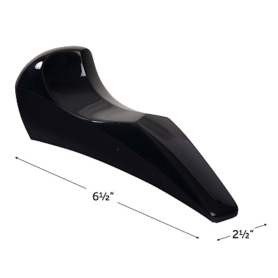 Softalk II Telephone Shoulder Rest, 2 x 6.75 x 2.5, Black (SOF801M)