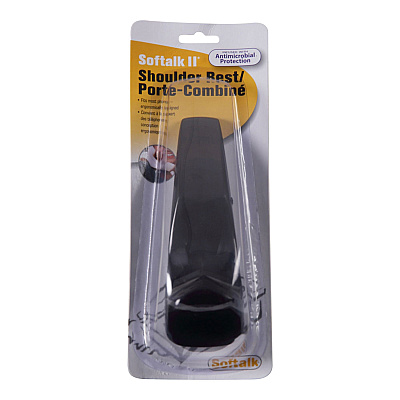 Softalk II Telephone Shoulder Rest, 2 x 6.75 x 2.5, Charcoal (SOF802M)