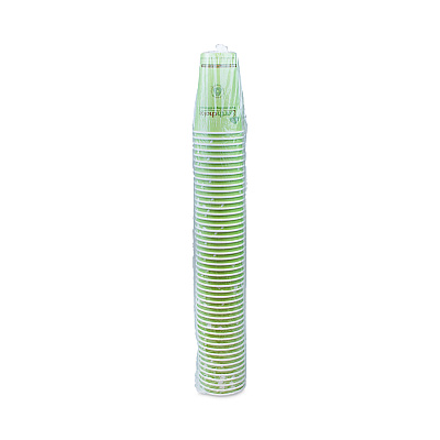 Pactiv Evergreen EarthChoice Compostable Paper Cup, 16 oz, Green, 1,000/Carton (PCTDPHC16EC)