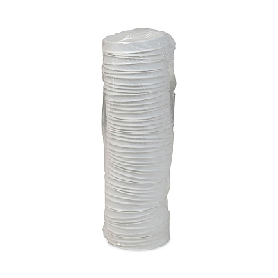 Pactiv Evergreen EarthChoice Compostable Soup Cup Lid, For 8-16 oz Soup Cups, 4" Diameter, Natural, Sugarcane, 500/Carton (PCTLMC81216EC)