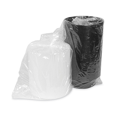 Pactiv Evergreen Newspring VERSAtainer Microwavable Containers, 32 oz, 7 Diameter x 2 h, Black/Clear, Plastic, 150/Carton (PCTNC729B)