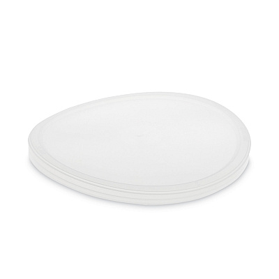 Pactiv Evergreen Newspring DELItainer Microwavable Container Lid, 6.45" Diameter x 0.45" h, Translucent, Plastic, 120/Carton (PCTNL640L)