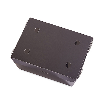 Pactiv Evergreen EarthChoice OneBox Paper Box, 77 oz, 9 x 4.85 x 2.7, Black, 162/Carton (PCTNOB04SB)