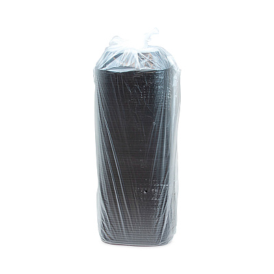 Pactiv Evergreen EarthChoice Square Recycled Bowl, 24 oz, 7 x 7 x 1.52, Black, Plastic, 300/Carton (PCTSAB0724)