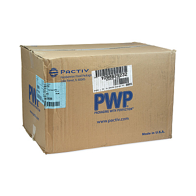 Pactiv Evergreen EarthChoice Square Recycled Bowl, 32 oz, 7 x 7 x 2, Clear, Plastic, 300/Carton (PCTSAC0732)
